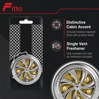 96 Pieces Turbine Car Vent Air Freshener, Silver, 1 Piece