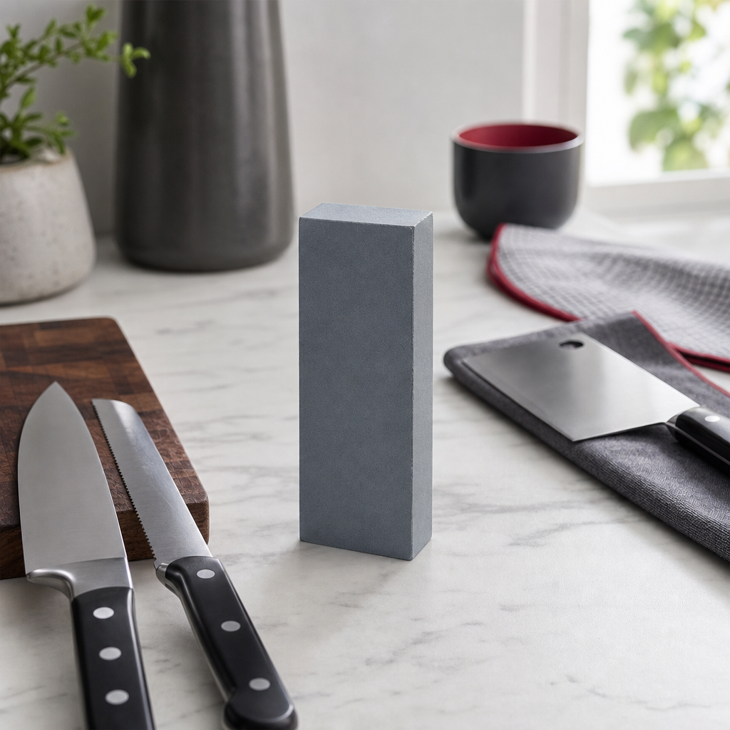 120 Pieces Sharpening Stone Knife Sharpeners, Rectangular Whetstone for Kitchen Blade Maintenance, Single Piece