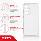 240 Pieces Clear Phone Cases for iPhone 16 Pro, Anti-Burst Design with Reinforced Corners, Single Case