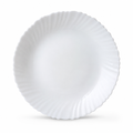 144 Pieces Opal Glass Dessert Plate, 7.5 Inch, White Round Serving Dish for Desserts and Small Portions