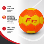 96 Pieces Handball Size 1, Orange and Yellow, Single Ball