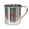 120 Pieces Stainless Steel Mug with Handle, Silver, 1 Piece