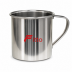 120 Pieces Stainless Steel Mug with Handle, Silver, 1 Piece