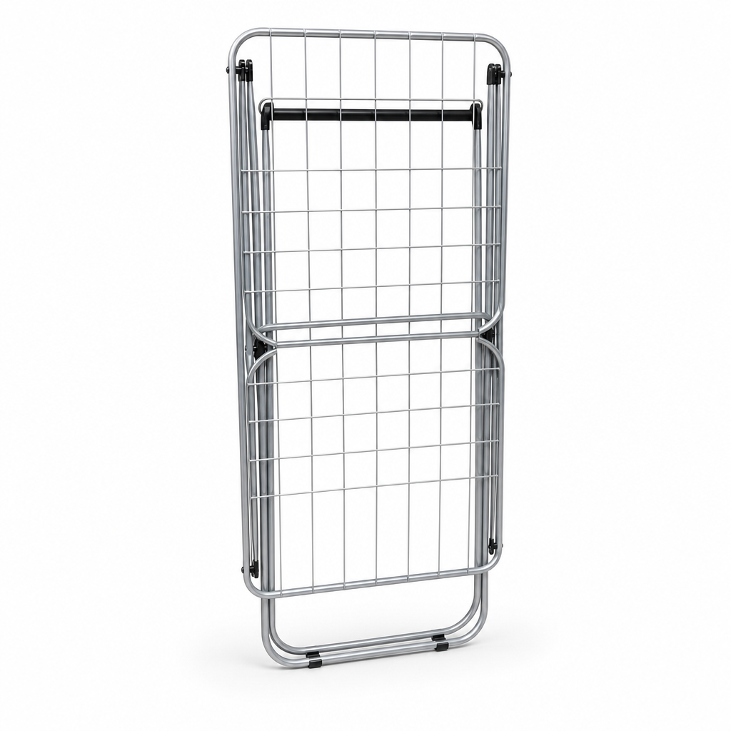 72 Pieces Folding Cloth Dryer Rack, Freestanding Laundry Airer, 180 x 55 cm, Foldable Drying Stand