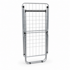 72 Pieces Folding Cloth Dryer Rack, Freestanding Laundry Airer, 180 x 55 cm, Foldable Drying Stand