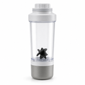96 Pieces Sports Shaker Bottle with Mixer, 500 ml, White