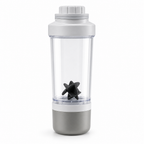 96 Pieces Sports Shaker Bottle with Mixer, 500 ml, White