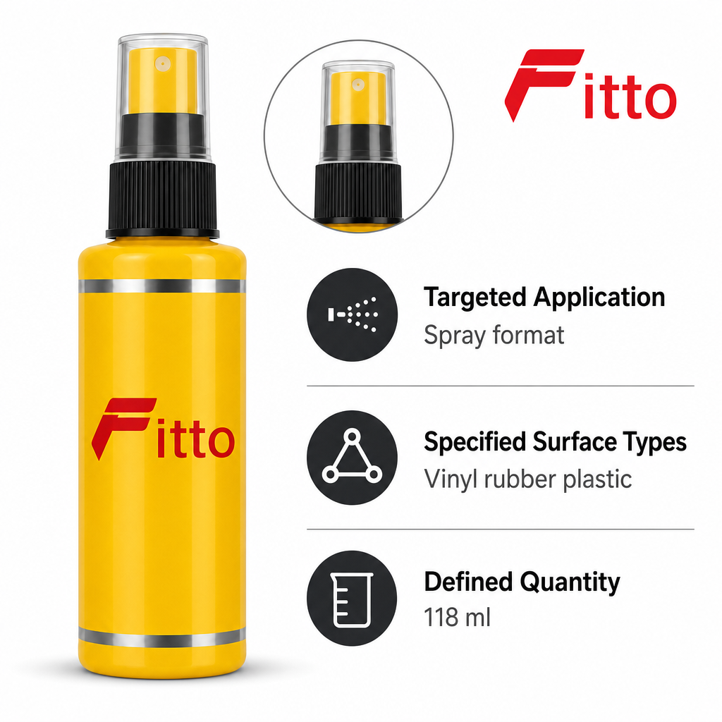 120 Pieces Vinyl, Rubber and Plastic Shine Protectant Spray, 118 ml