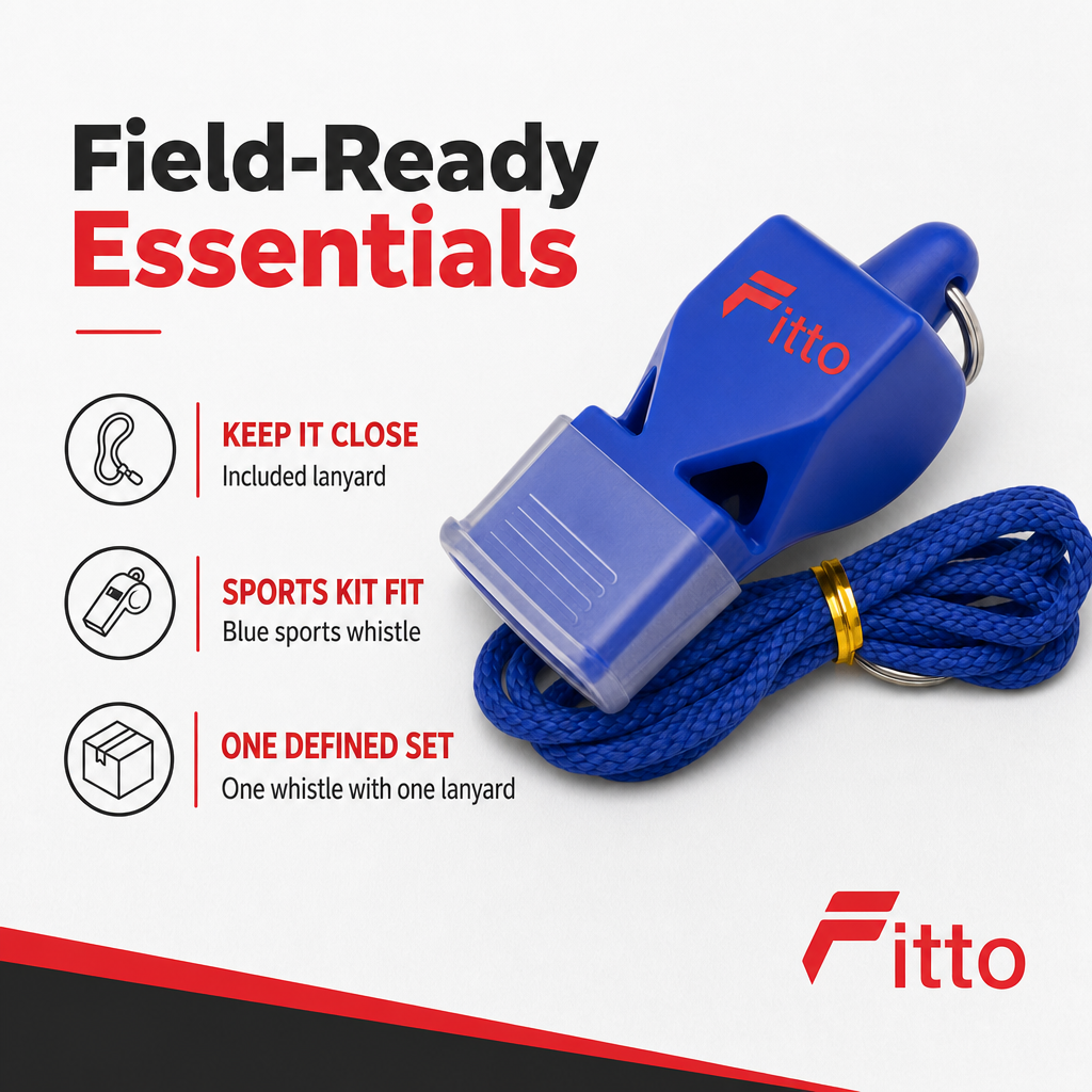 120 Pieces Sports Whistles with Lanyard, Blue, Single Piece