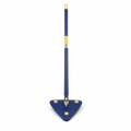 96 Pieces Blue Triangular Twist Water Mop, Floor Cleaning Handle, 1 Piece