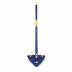 96 Pieces Blue Triangular Twist Water Mop, Floor Cleaning Handle, 1 Piece