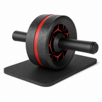 72 Pieces Ab Roller Wheel with Knee Mat, Red, 32 cm Total Width