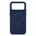 120 Pieces Silicone Magnetic Phone Cases with Raised Camera Protection for 17 Pro, Navy Blue