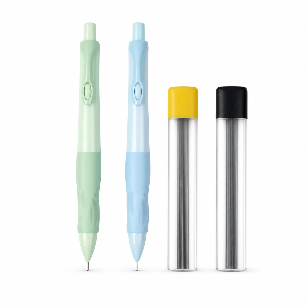 120 Pieces Mechanical Pencils with 0.7mm Lead Refill and Soft Grip, 2-Pack for Writing, Sketching and Drafting