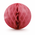 240 Pieces Paper Honeycomb Ball Decoration, Light Red, 30 cm, 1 Piece