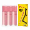 96 Pieces Gel Pens, Pink Matt Body, 12 Pack