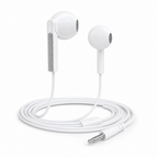 240 Pieces Wired Stereo Earphones, White In-Ear Design, Single Pair