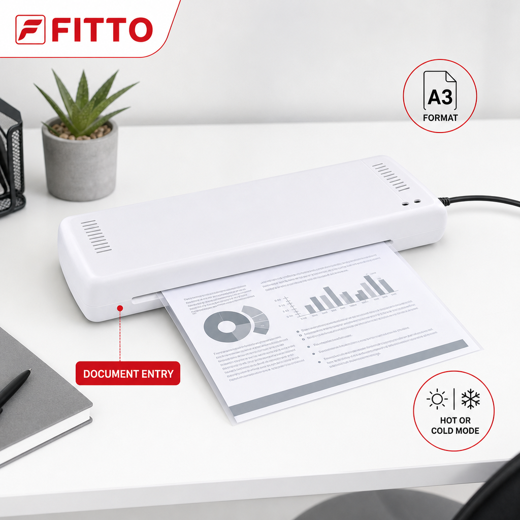 48 Pieces A3 Hot and Cold Laminators, 330mm Maximum Width, Document Finishing Machine