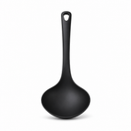 96 Pieces Nylon Ladle, Black Cooking Utensils, 33 cm Long Handle, Single Piece