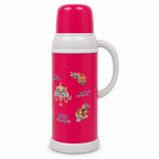 72 Pieces 2-Litre Insulated Vacuum Flask with Handle and Cup Lid, Assorted Floral Design, 1 Piece