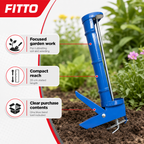 120 Pieces Hand Garden Hoe Weeder, 35 cm, Blue, 1 Piece