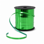 120 Pieces Green Metallic Ribbon Roll, 5 mm x 250 yd, Decorative Craft Trim for Wrapping and Creative Projects