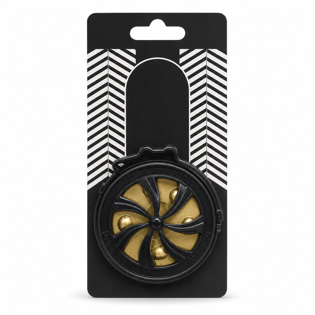 96 Pieces Turbine Car Vent Air Freshener, Black Circular Design, Single Unit