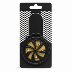96 Pieces Turbine Car Vent Air Freshener, Black Circular Design, Single Unit