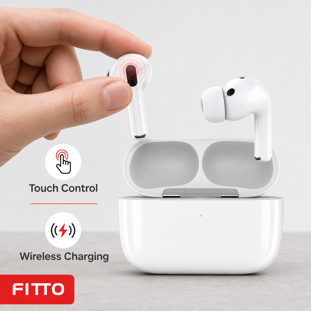 60 Pieces Wireless Earbudses with Hi-Res Audio, Active Noise Cancellation, Wireless Charging and Touch Control
