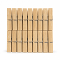 240 Pieces Bamboo Wooden Clothes Pegs, 20 Pieces for Laundry Drying and Household Use
