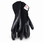 96 Pieces Coated Work Gloveses, 24 cm, Black, 1 Pair