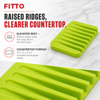 120 Pieces Silicone Soap Dish with Raised Drainage Ridges, Assorted Colours, 18 x 12 cm, 1 Piece