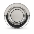 96 Pieces Stainless Steel Soup Plate, 22 cm, Silver Round Tablewares