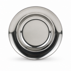 96 Pieces Stainless Steel Soup Plate, 22 cm, Silver Round Tablewares