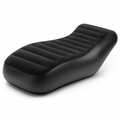 48 Pieces Inflatable Sofas Lounge Chair, Black, 180 x 140 x 85 cm, Single-Size Seating, 1 Unit