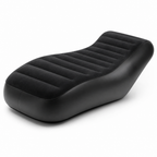 48 Pieces Inflatable Sofas Lounge Chair, Black, 180 x 140 x 85 cm, Single-Size Seating, 1 Unit