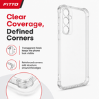 240 Pieces Clear Anti-Burst Protective Phone Cases with Reinforced Corners for iPhone 13