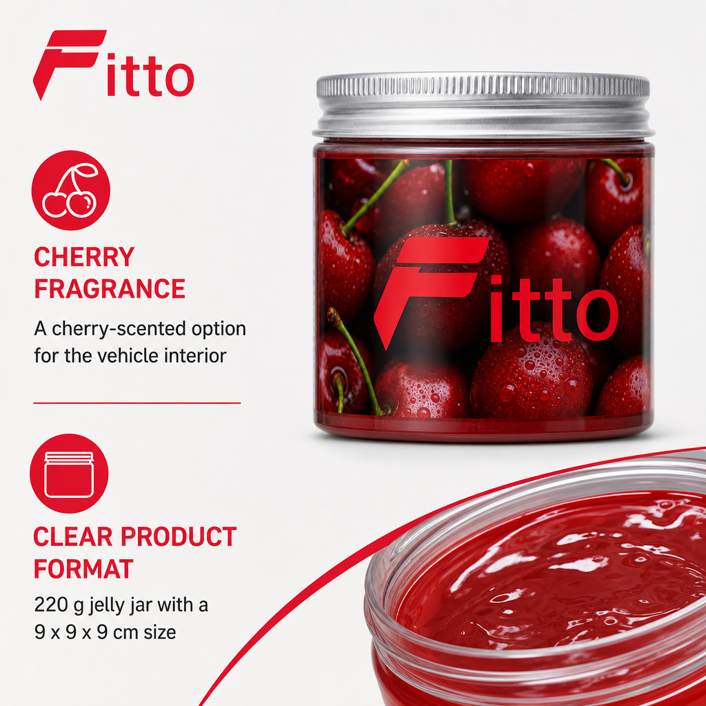 120 Pieces Car Air Fresheners Jelly, Cherry Scent, 220 g, 1 Piece