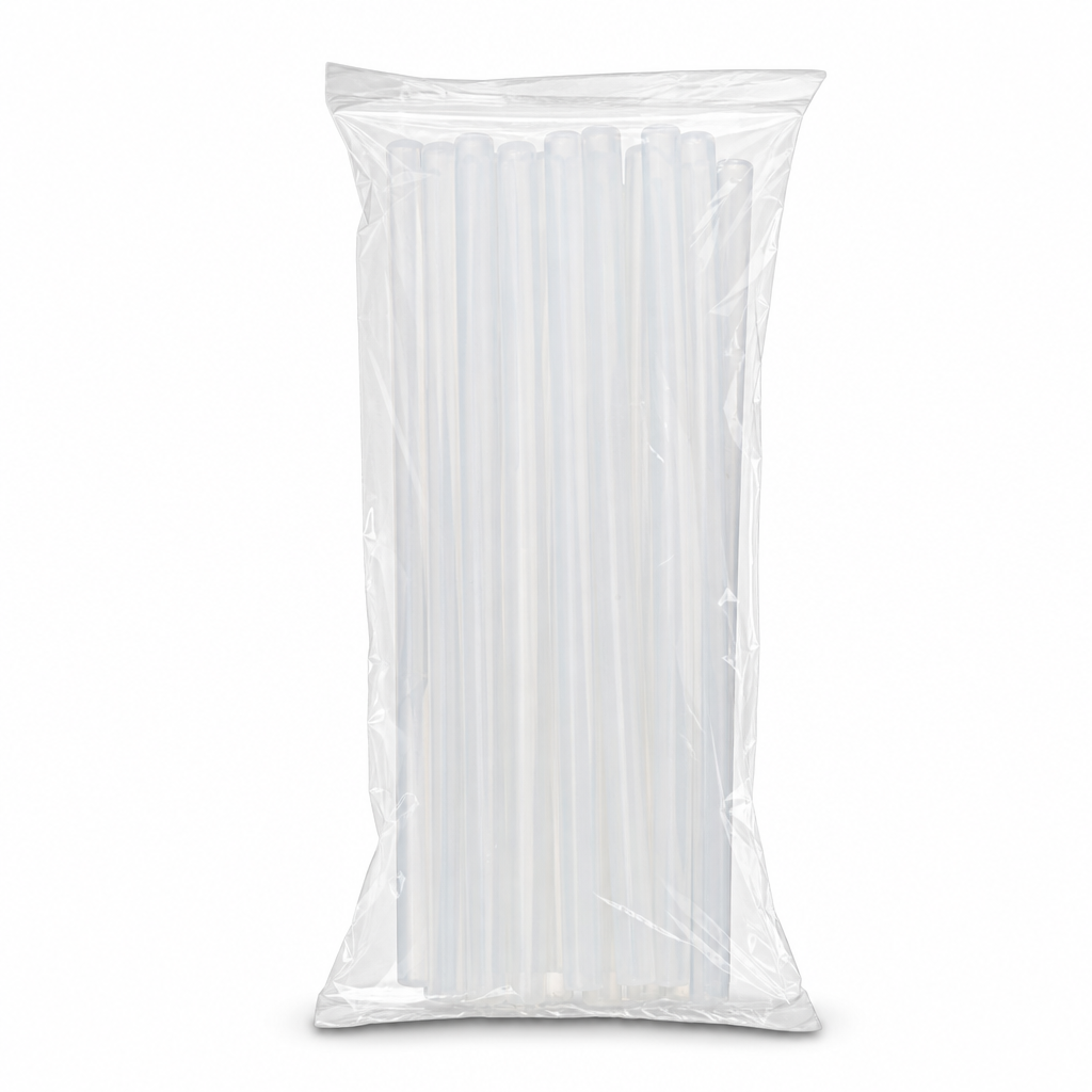 72 Pieces Hot Melt Glue Sticks, 11 mm x 27 cm, Clear/White, 50 Piece Pack