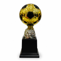 72 Pieces Plastic Football Trophy, 20 cm, Gold and Black Award Cup for Sports Recognition