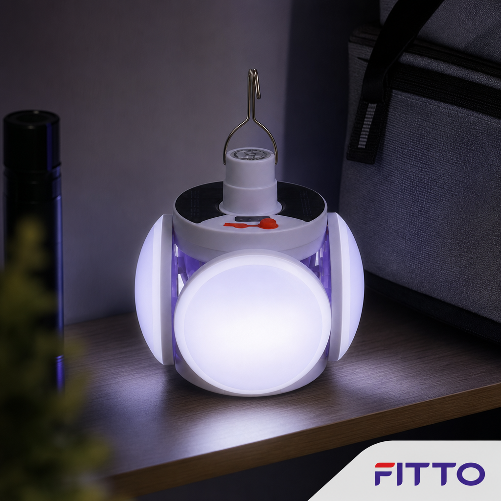96 Pieces Solar Emergency Charging Lamp, Purple and White, 1 Piece