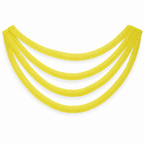 240 Pieces Yellow Solid Colour Paper Garland, 4 m x 16 cm, 1 Piece
