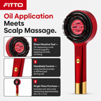 60 Pieces Red Oil-Dispensing Scalp Massage Comb, 1 Piece, Handheld Hair and Scalp Care Tool