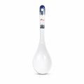 144 Pieces Melamine Rice Ladle with Decorative Handle, White, 30 cm