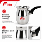 72 Pieces Coffee Warmer Pot, Stainless Steel Body with Bakelite Handle, 24 oz