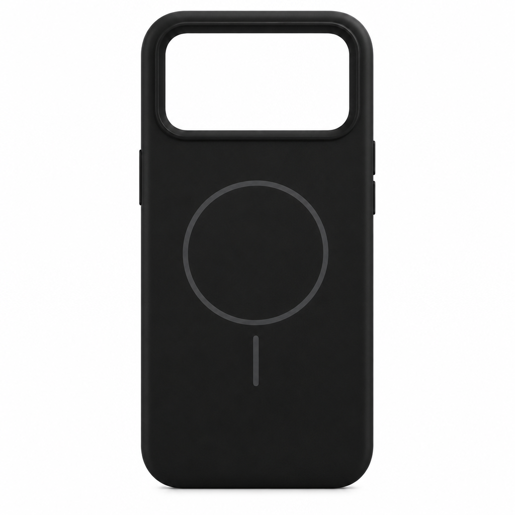 120 Pieces Silicone Magnetic Phone Cases with Raised Camera Protection, Black