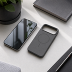 120 Pieces Magnetic Phone Cases with Raised Camera Protection for iPhone 17, Gray