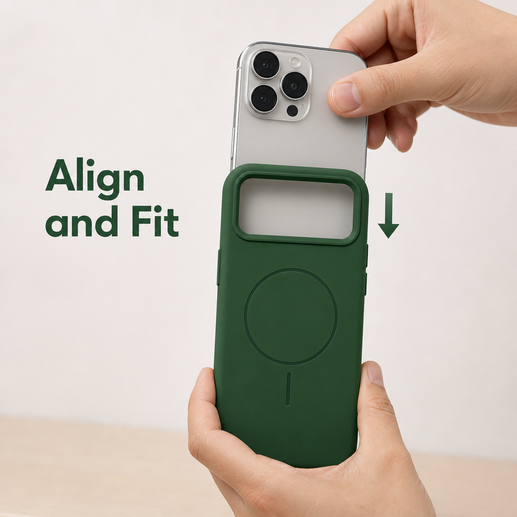 120 Pieces Silicone Magnetic Phone Cases with Raised Camera Protection, Green, for 16 Pro Max