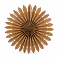 240 Pieces Brown Paper Honeycomb Fan Decoration, 40 cm, 1 Piece