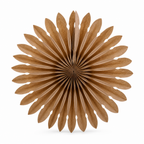 240 Pieces Brown Paper Honeycomb Fan Decoration, 40 cm, 1 Piece